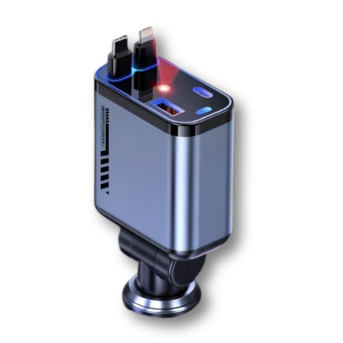 Retractable car charger