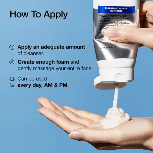 ANUA 8 Hyaluronic Acid Hydrating Gentle Foaming Cleanser (150ml/5.07fl oz.)