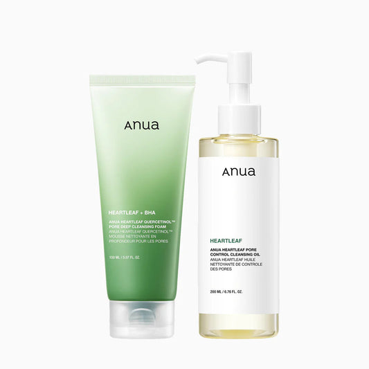 Anua Double Cleansing Duo – Blackhead & Pore Control Set